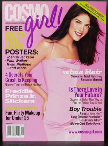 Selma Blair - Cosmo Girl Magazine Cover [United States] (February 2000)