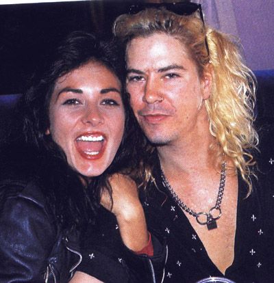 Duff McKagan and Linda Johnson.