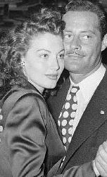Alexander D'Arcy and Ava Gardner