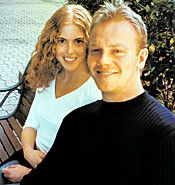Mats Sundin and Tina Fagerström