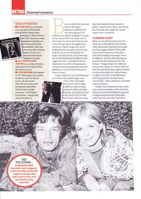 Mick Jagger - Yours Retro Magazine Pictorial [United Kingdom] (June 2020)
