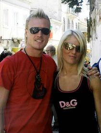 Christian Wilhelmsson and Caroline Håkansson