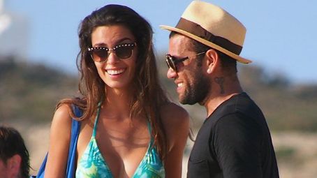 Joana Sanz and Daniel Alves