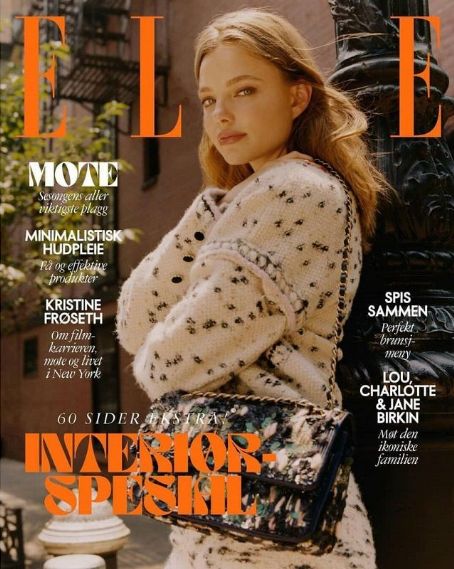 Kristine Froseth, Elle Magazine November 2021 Cover Photo - Norway