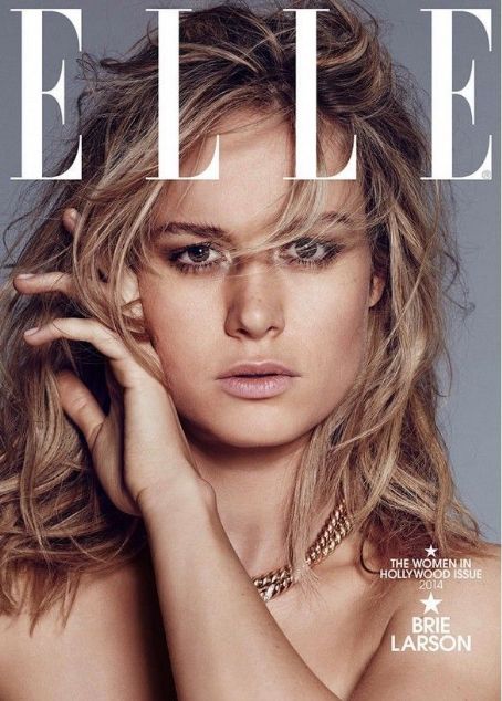 Brie Larson, Elle Magazine 03 November 2014 Cover Photo - United States