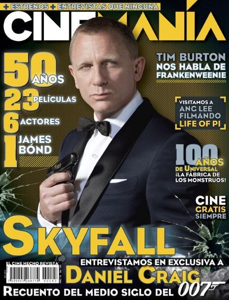Daniel Craig - Cinemanía Magazine Cover [Mexico] (October 2012)