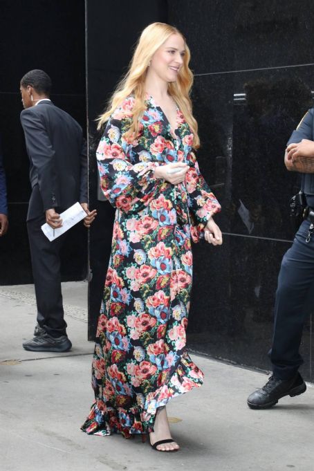 Evan Rachel Wood – In a flower summer dress promotes the new season of Westworld in New York