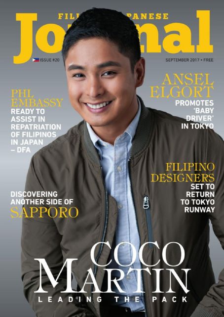 Coco Martin - Filipino Japanese Journal Magazine Cover [Japan] (September 2017)