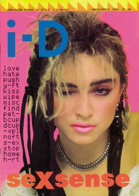 Madonna - i-D Magazine Cover [United Kingdom] (April 1984)