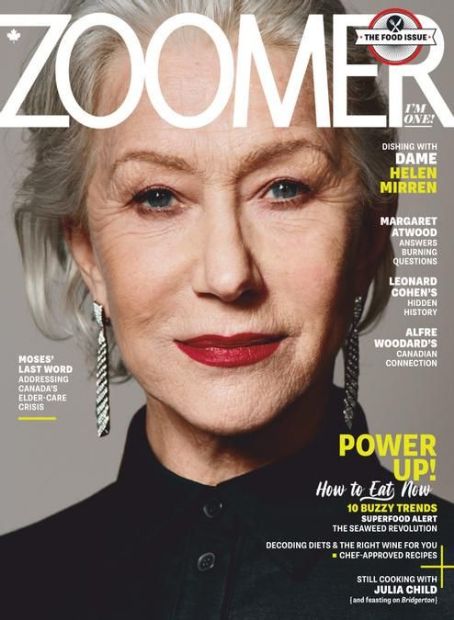 Helen Mirren, Zoomer Magazine May 2022 Cover Photo - Canada