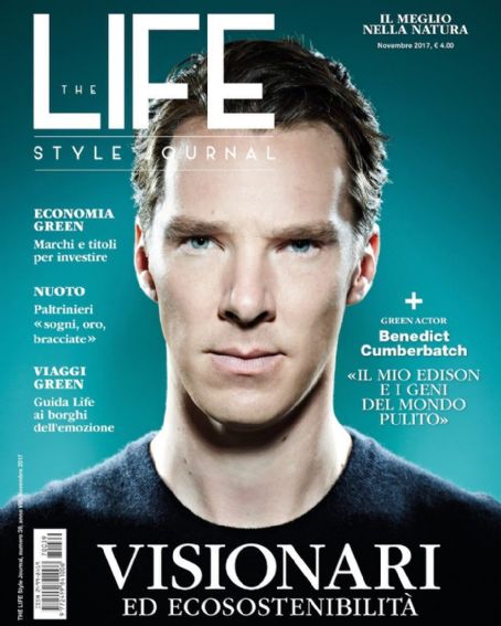 Benedict Cumberbatch - The Lifestyle Journal Magazine Cover [Italy] (November 2017)