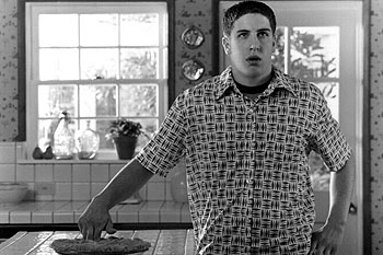 Jason Biggs gets the wrong idea about a fresh-baked pie in Universal's American Pie - 1999