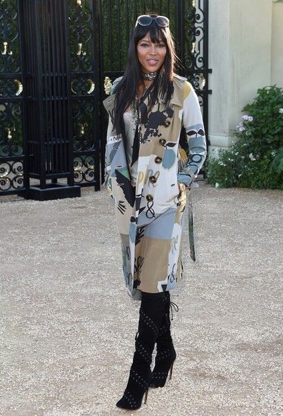 Naomi Campbell wears Burberry - Burberry 'London in Los Angeles' Event