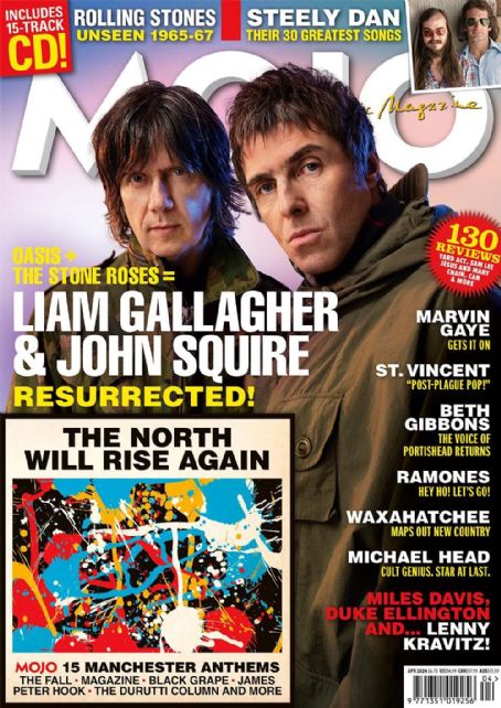 Liam Gallagher, John Squire, Mojo Magazine April 2024 Cover Photo ...