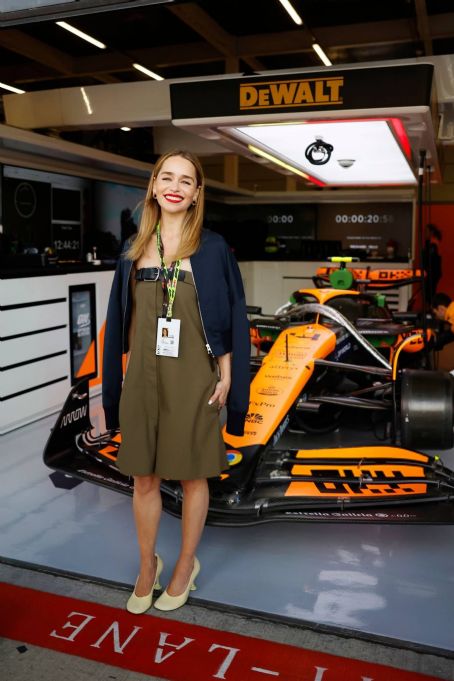 Emilia Clarke – F1 Grand Prix of Great Britain in Northampton