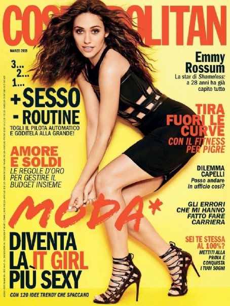 Emmy Rossum - Cosmopolitan Magazine Cover [Italy] (March 2015)