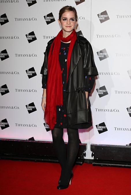 Emma Watson - VIP Opening Night For Somerset House Ice Rink In London - November 2008