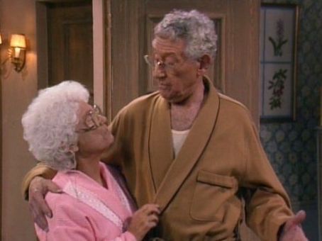 Estelle Getty and Jack Gilford