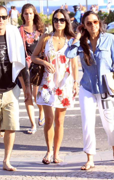 Jordana Brewster in a bikini - the beach in Rio de Janeiro, November 3 ...