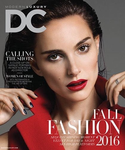 Natalie Portman, DC Magazine September 2016 Cover Photo - United States