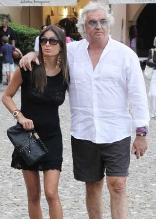 Flavio Briatore and Elisabetta Gregoraci