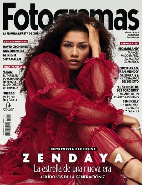 Zendaya - Fotogramas Magazine Cover [Spain] (February 2021)
