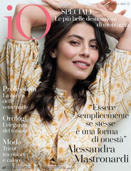 Alessandra Mastronardi, Io Donna Magazine 06 November 2020 Cover Photo