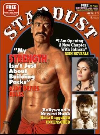 Ajay Devgan - Stardust Magazine Cover [India] (June 2011)