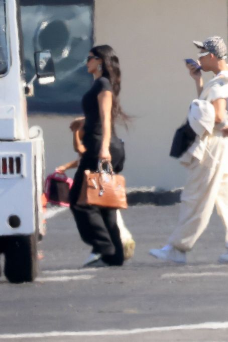 Kylie Jenner – leaving Milan airport by private jet