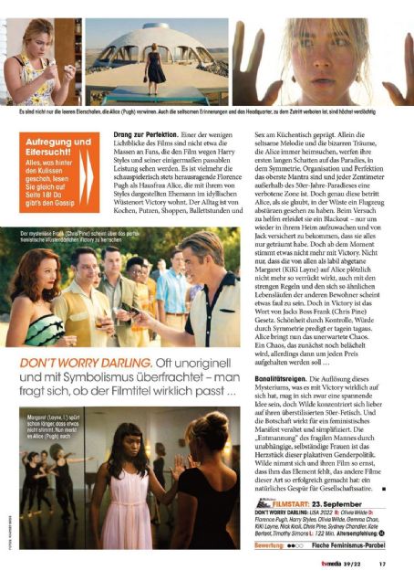 Olivia Wilde - TV Media Magazine Pictorial [Austria] (24 September 2022)