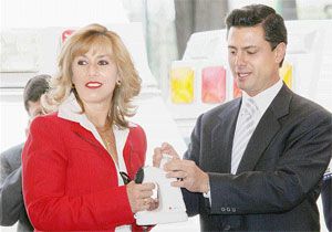 Enrique Peña Nieto and Monica Pretelini