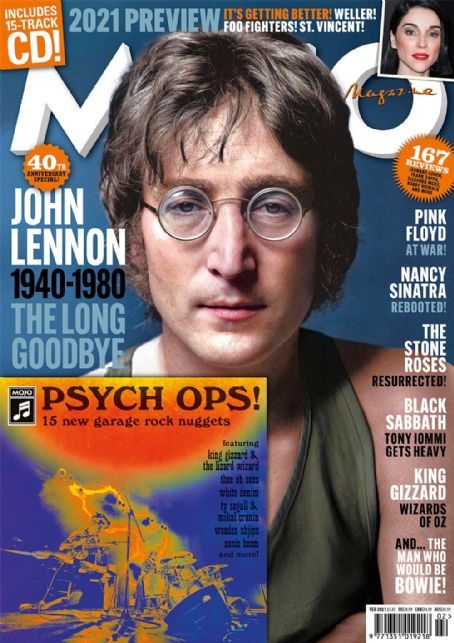 John Lennon - Mojo Magazine Cover [United Kingdom] (February 2021)