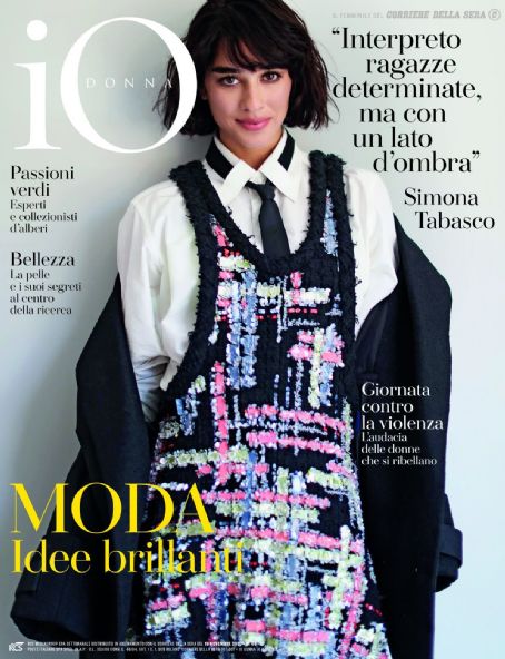 Simona Tabasco, Io Donna Magazine 19 November 2022 Cover Photo - Italy