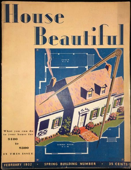 Christopher Murphy Jr, House Beautiful Magazine February 1932 Cover ...