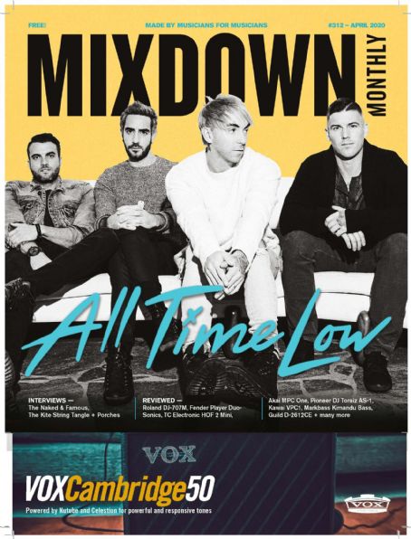 All Time Low - Mixdown Magazine Cover [Australia] (April 2020)