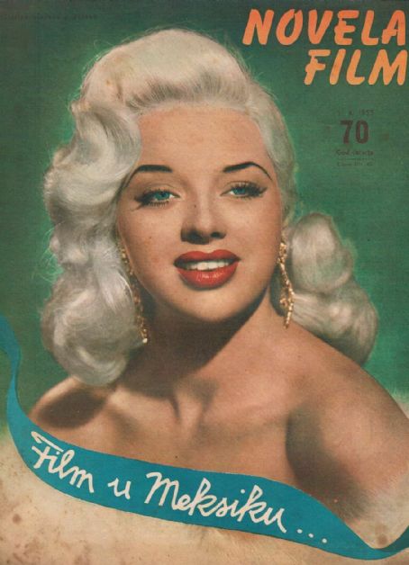 Diana Dors - Novela film Magazine Cover [Yugoslavia (Serbia and Montenegro)] (1 October 1955)