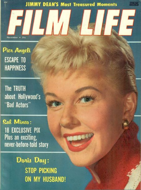 Doris Day, Film Life Magazine November 1956 Cover Photo - United States