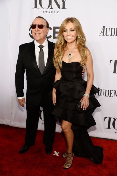 Tommy Mottola and Thalia: 2014 Tony Awards - Arrivals