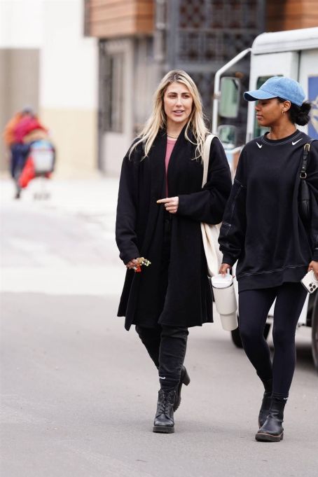 Emma Slater – With Britt Stewart seen together at MOD Nails in Studio