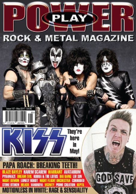 KISS - Power Play Magazine Cover [United Kingdom] (May 2017)