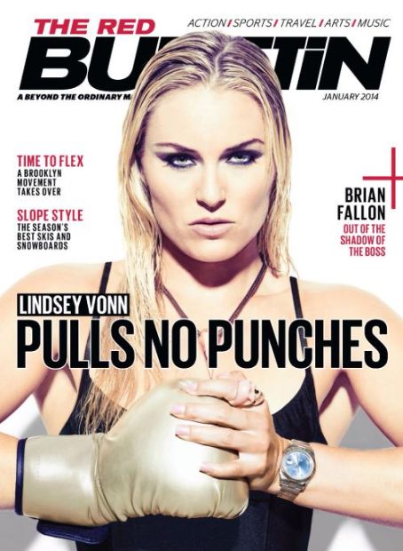 Lindsey Vonn - The Red Bulletin Magazine Cover [United States] (January 2014)