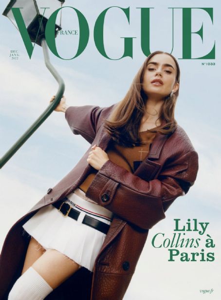 Lily Collins - Vogue Magazine Cover [France] (December 2022)