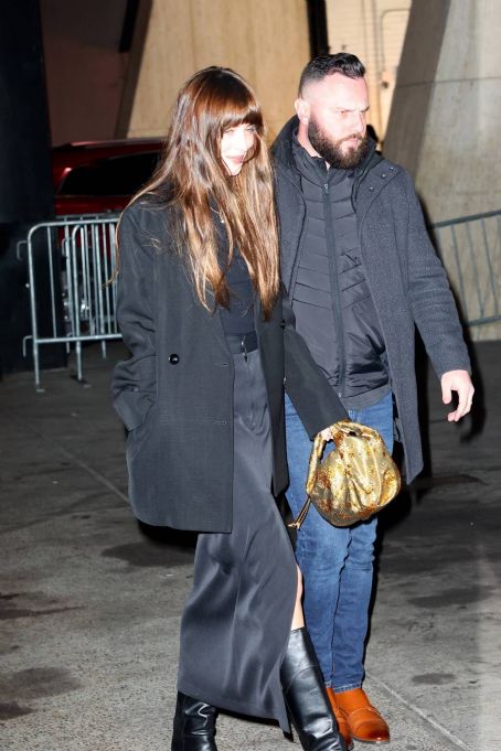 Dakota Johnson – Arriving at the SNL After Party at STK in New York