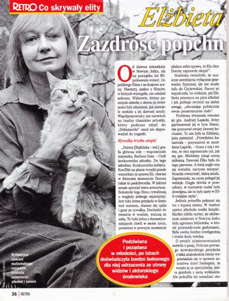 Elzbieta Czyzewska - Retro Magazine Pictorial [Poland] (October 2022)