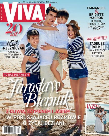 Jaroslaw Bieniuk Oliwia Bieniuk Szymon Bieniuk Jas Bieniuk Viva Magazine 18 May 2017 Cover Photo Poland