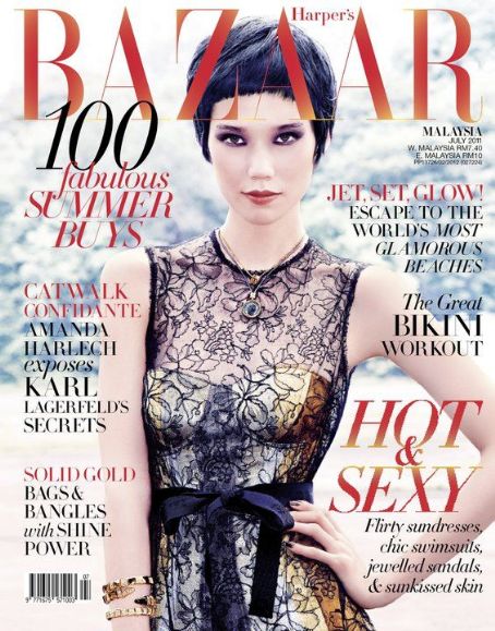 Harper's Bazaar Magazine July 2011 Cover Photo - Malaysia