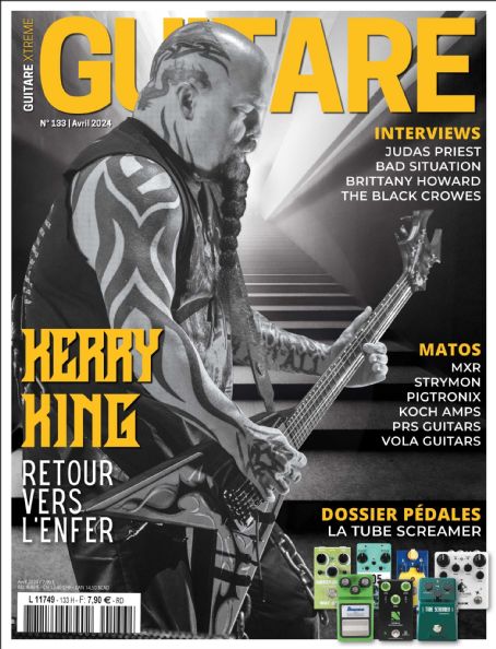 Kerry King - Guitare Xtreme Magazine Cover [France] (April 2024)