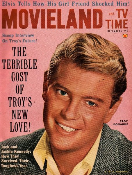 Troy Donahue - Movieland Magazine Cover [United States] (December 1961)