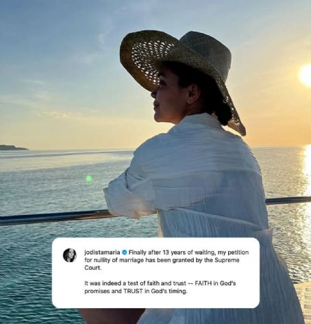Jodi Sta. Maria and Panfilo "Pampi" Lacson Jr. - Divorce