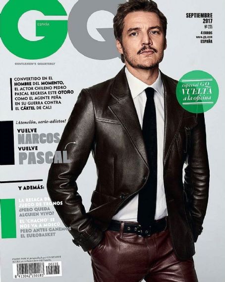 Pedro Pascal, GQ Magazine September 2017 Cover Photo - Spain